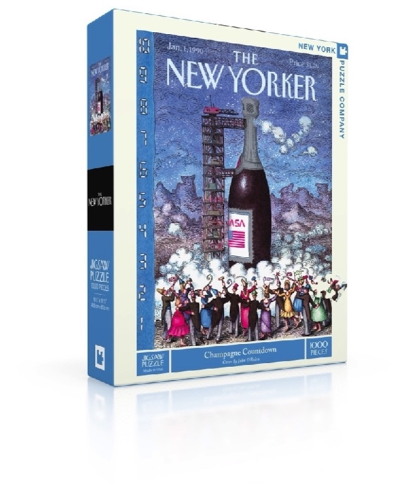 Product image 1 of New York Puzzle Company Champagne Countdown - 1000 pieces