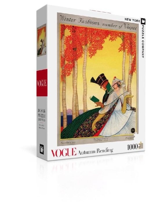 Product image 1 of New York Puzzle Company Autumn Reading - 1000 pieces