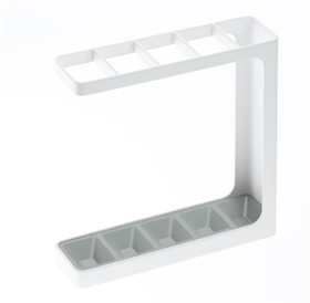 Image of Yamazaki Grind umbrella stand - white