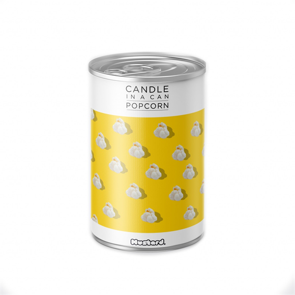Product image 1 of Mustard Candle In A Can - Popcorn