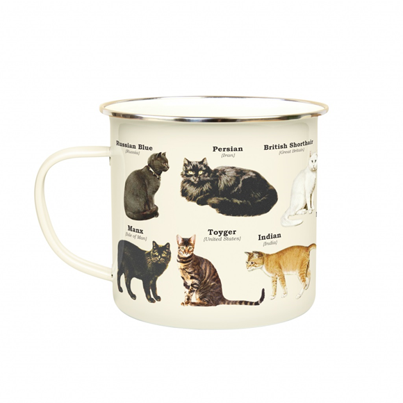 Product image 1 of Gift Republic Cats - Enamel Mug