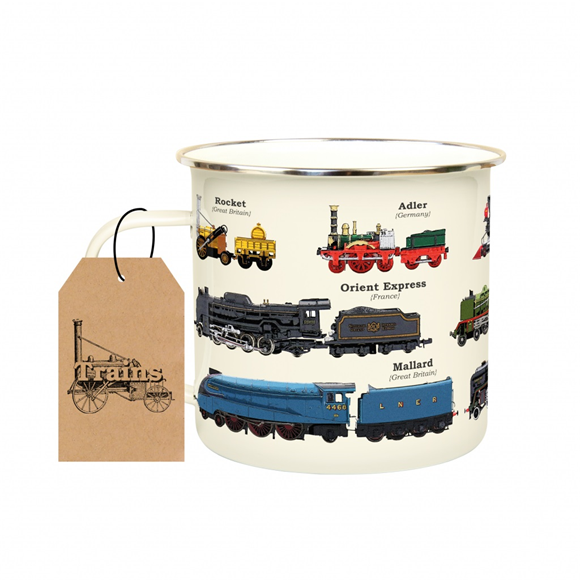 Product image 1 of Gift Republic Train - Enamel Mug
