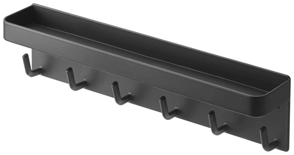 Product image 1 of Yamazaki Magnetic key hook with tray - Smart - black