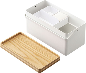 Image of Yamazaki Sewing box - Tower - White