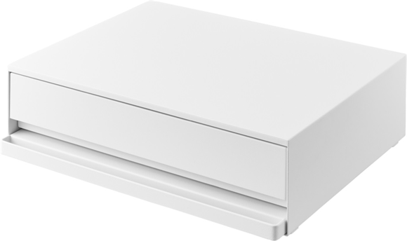 Product image 1 of Yamazaki Sliding countertop tray with drawer - Tower - White