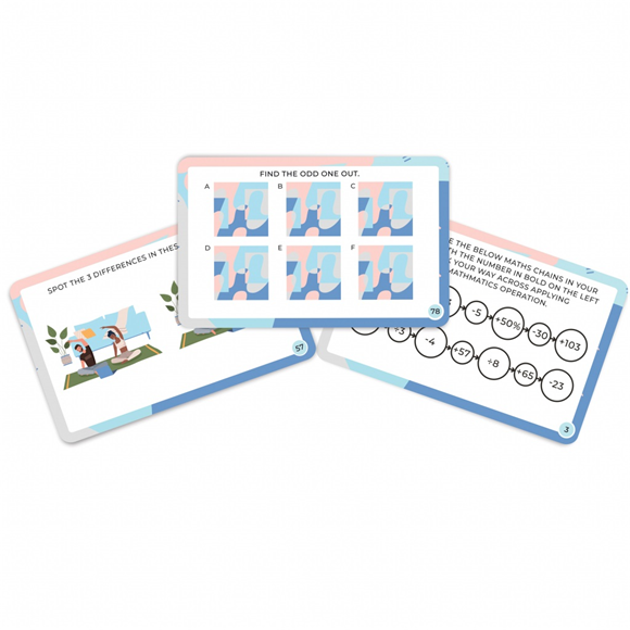 Product image 1 of Gift Republic Mindfulness Brain Training Puzzles Cards