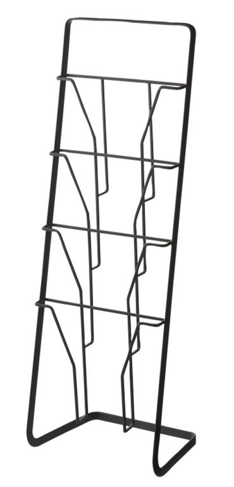 Product image 1 of Yamazaki Magazine stand 4 folders - Tower - black