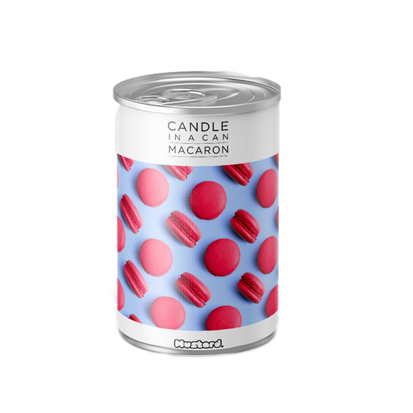 Product image 1 of Mustard Candle In A Can - Macaron