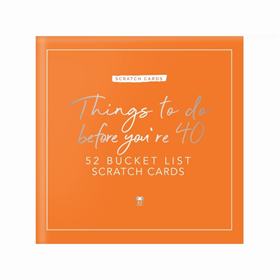 Image of Gift Republic Scratch Cards - Things to do before your're 40