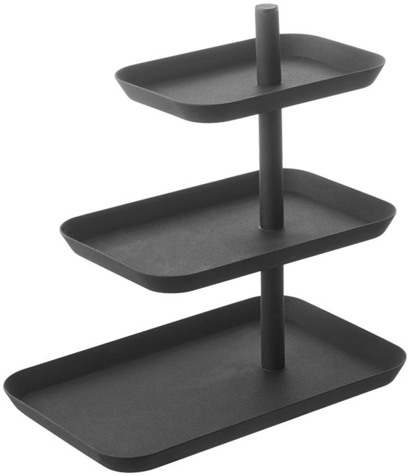 Product image 1 of Yamazaki Serving stand 3 tiered - Tower - Black