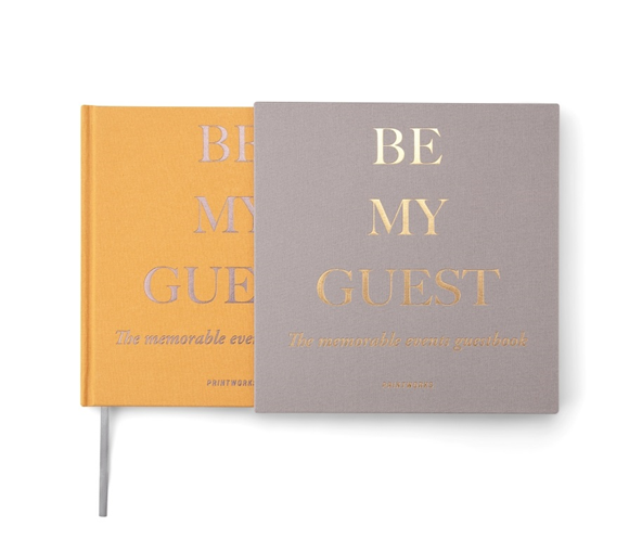 Product image 1 of Printworks Guest Book - Beige/Yellow