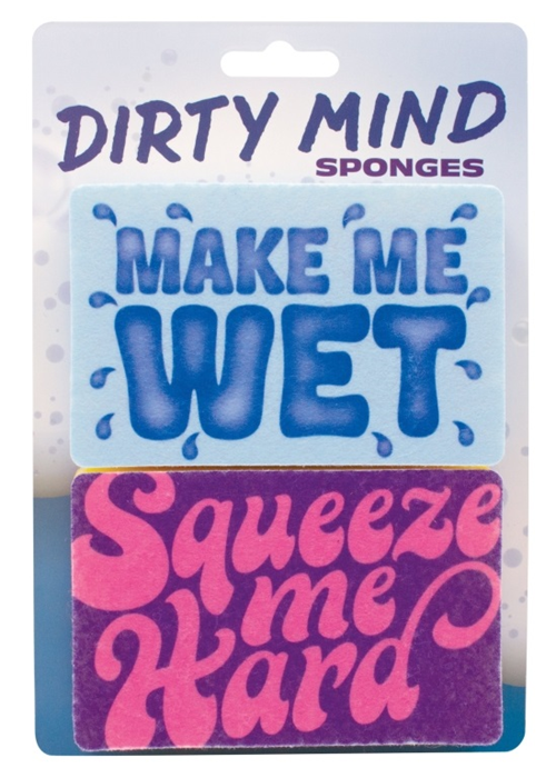 Product image 1 of UPG Dirty Mind Sponges - Make me Wet/Squeeze me Hard