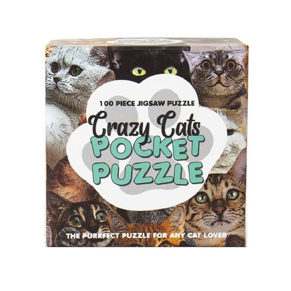 Product image 1 of Gift Republic Pocket Puzzles - Crazy Cats