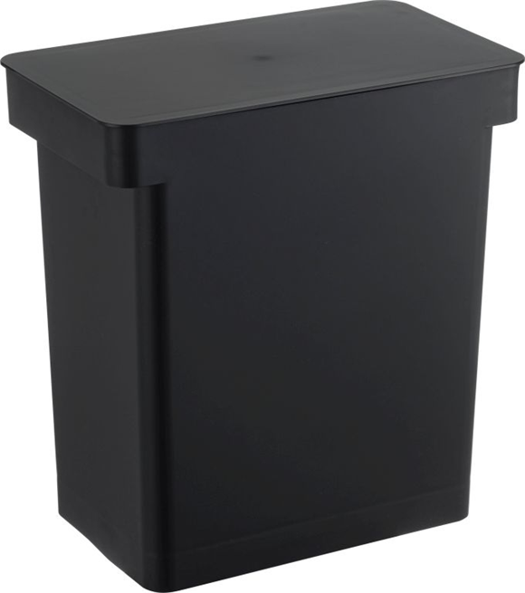 Product image 1 of Yamazaki Airtight Trash Can with Caster - Tower - Black