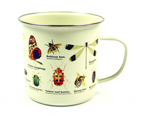 Image of Gift Republic Insects - Enamel Mug