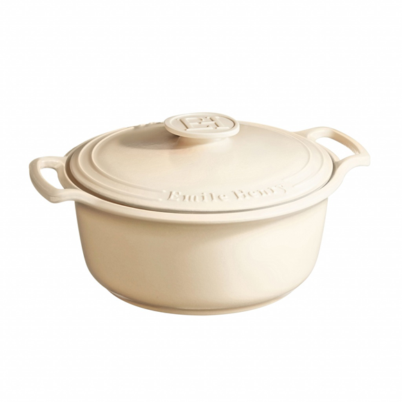 Product image 1 of Emile Henry Sublime Kookpan - 5Ltr - Cream