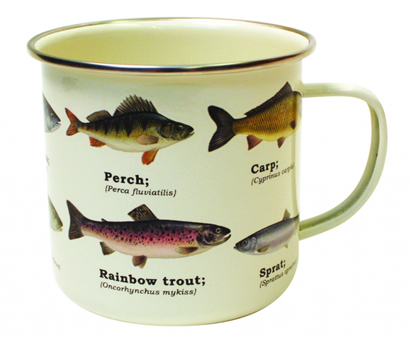 Product image 1 of Gift Republic Multi Fish - Enamel Mug