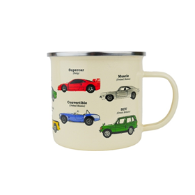 Image of Gift Republic Car - Enamel Mug