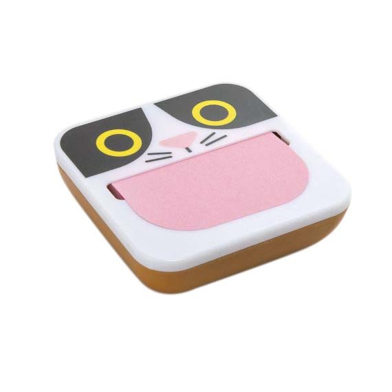 Product image 1 of Mustard Crazy Cat Sticky Note Dispenser