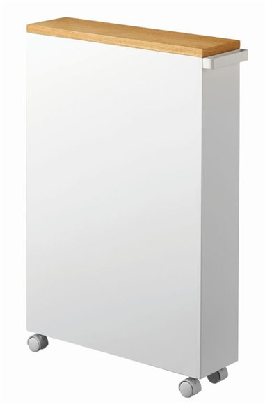 Product image 1 of Yamazaki Semi-Closed storage cart - Tower - white
