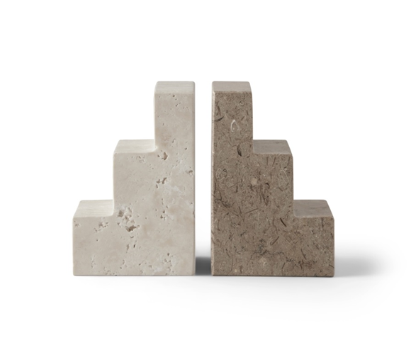 Product image 1 of Printworks Bookend - Travertine/Limestone