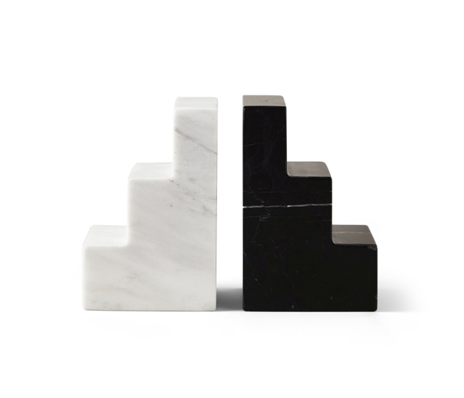 Product image 1 of Printworks Bookend - Black/White marble