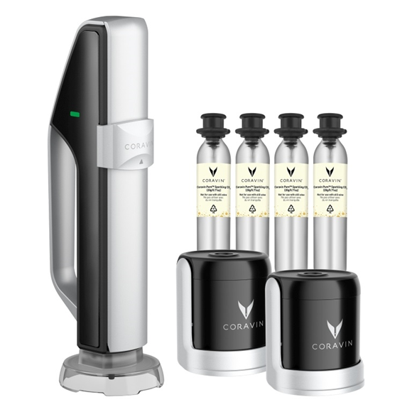 Product image 1 of Coravin Sparkling Wine bewaarsysteem - Zwart/zilver