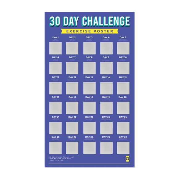 Product image 1 of Gift Republic 30 Day Challenge Poster Fitness