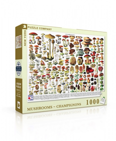 Image of New York Puzzle Company Mushrooms ~ Champignons - 1000 pieces