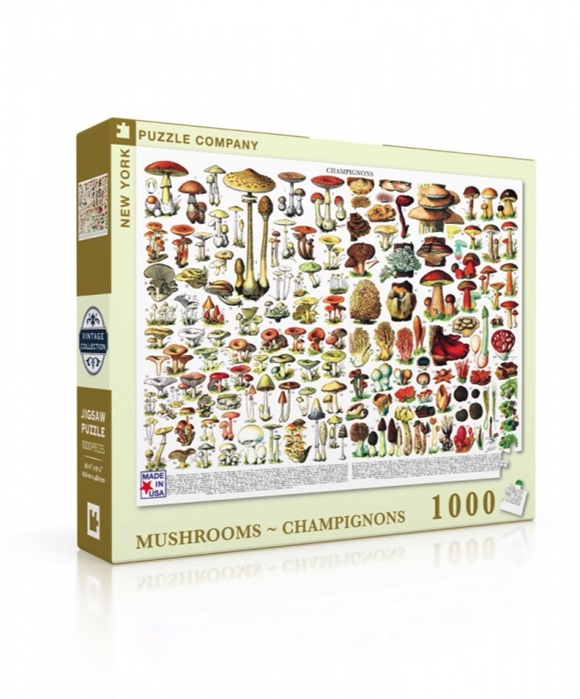 Product image 1 of New York Puzzle Company Mushrooms ~ Champignons - 1000 pieces