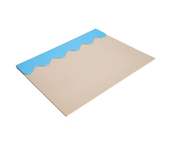 Product image 1 of Printworks Desk Pad - Beige/Blue