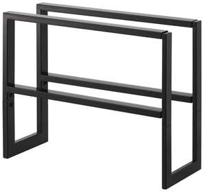 Image of Yamazaki Extendable shoe rack 2 tier - Line - black