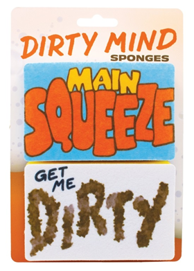 Image of UPG Dirty Mind Sponges - Main Squeeze/Get me Dirty