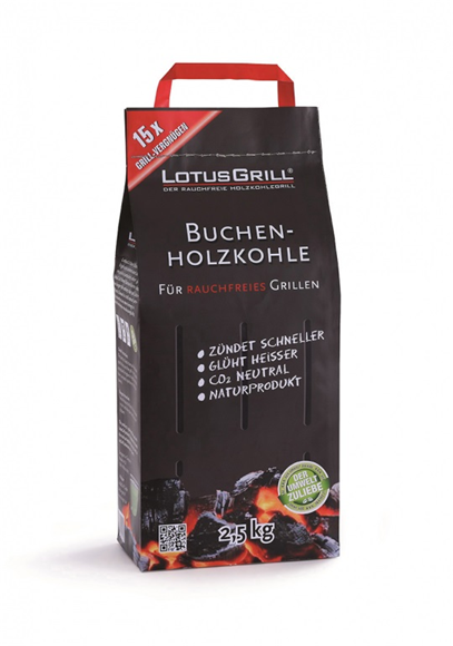Product image 1 of LotusGrill Houtskool Beuken zak - 2.5 kg