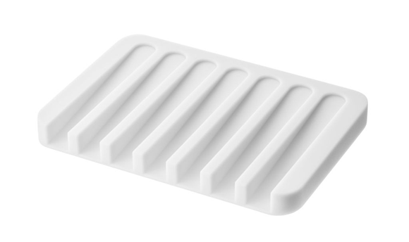 Product image 1 of Yamazaki Silicone soap tray - Flow - white