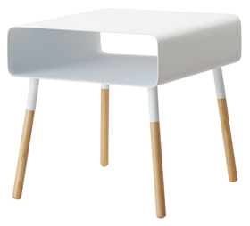 Image of Yamazaki Low side table - Plain - white