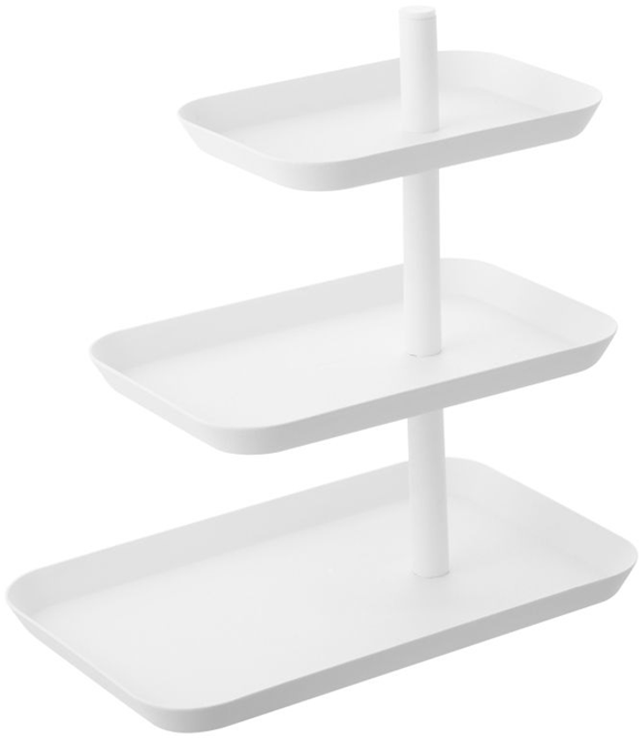 Product image 1 of Yamazaki Serving stand 3 tiered - Tower - White