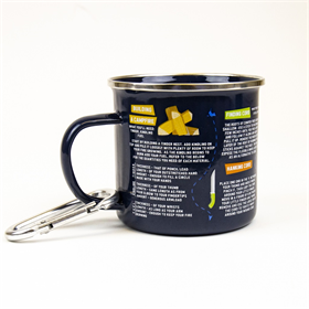 Image of Gift Republic Survival Guide Enamel Mug