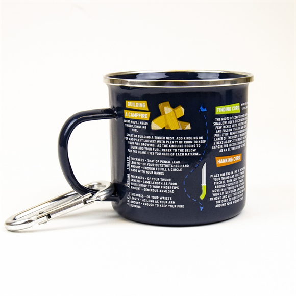 Product image 1 of Gift Republic Survival Guide Enamel Mug