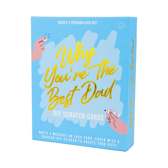 Product image 1 of Gift Republic DIY Scratch Cards - Reasons You're The Best Dad