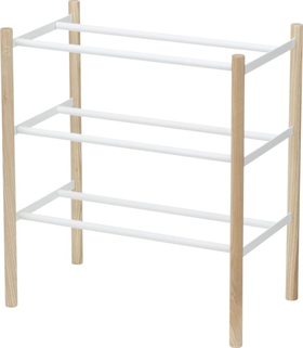 Image of Yamazaki Expand. Shoe Rack - Plain - white