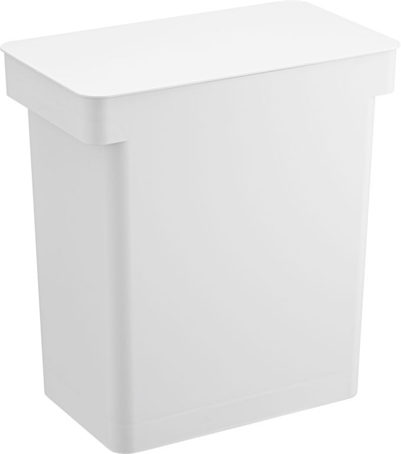 Product image 1 of Yamazaki Airtight Trash Can with Caster - Tower - White