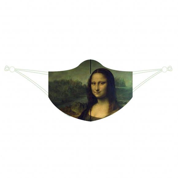 Product image 1 of LOQI Mask Leonardo Da Vinci - Mona Lisa