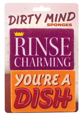 Image of UPG Dirty Mind Sponges - Rinse Charming/You're a Dish