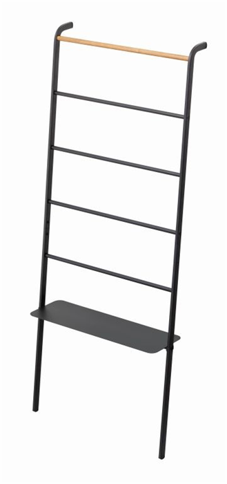 Product image 1 of Yamazaki Ladder Hanger Wide with Rack - Tower - Black
