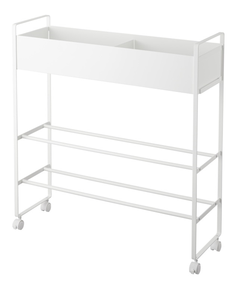 Product image 1 of Yamazaki Storage cart with basket - Tower - White