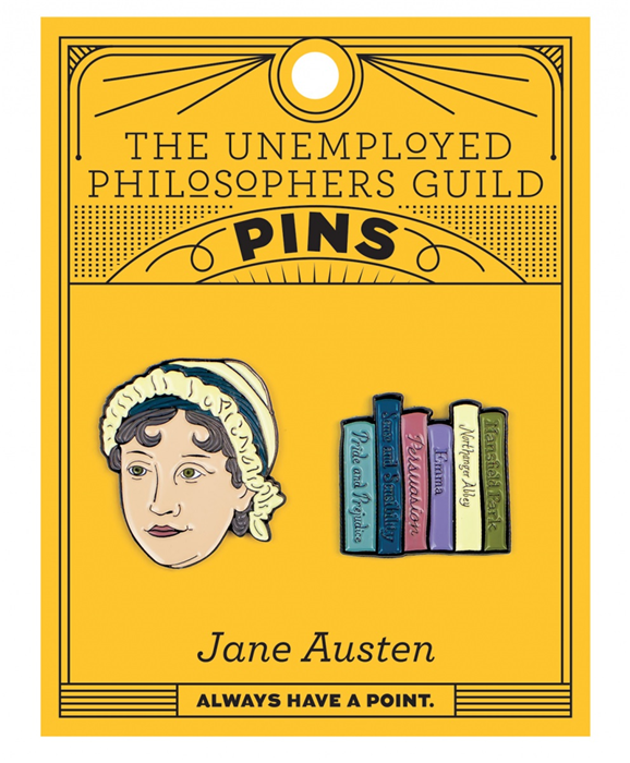 Product image 1 of UPG Pins - Jane Austen and Books