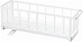 Image of Yamazaki Wire dish drainer slim - Tower - white