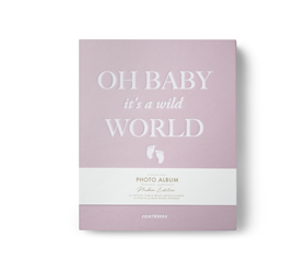 Image of Printworks Photo Album - Baby it's a Wild World - Pink