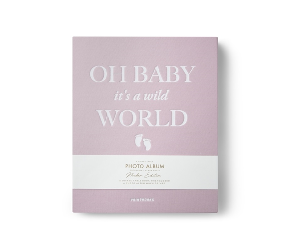 Product image 1 of Printworks Photo Album - Baby it's a Wild World - Pink